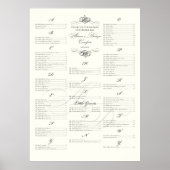 ***RÉSERVÉ*** Tableau de sièges pour Adreena+Deuay (Devant)