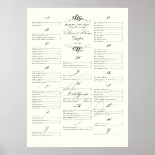 ***RÉSERVÉ*** Tableau de sièges pour Adreena+Deuay