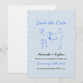 Reserveer de datum kaart (Voorkant / Achterkant)