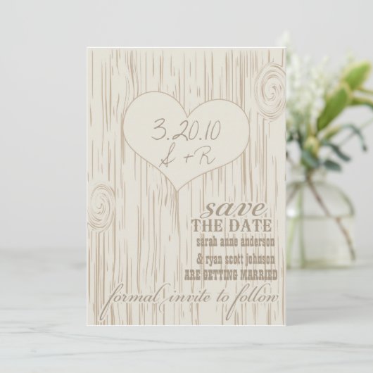 Reserveer de datum save the date (Staand voorkant)