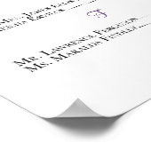 ***RESERVEERD VOOR Leonie+Sheldon** Poster (Hoek)