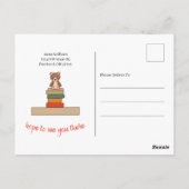 Réserver Baby shower à thème Postcard Invitation (Dos)