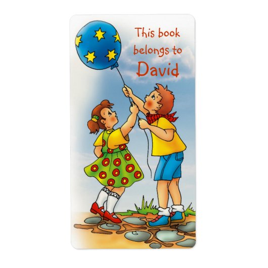 Réserver des Étiquettes avec enfants (Devant)