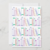 Réserver Invitation Baby shower à thème (Dos)