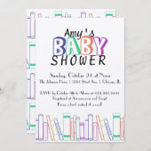 Réserver Invitation Baby shower à thème (Devant / Derrière)