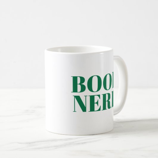 Réserver Nerd mignonne Moderne Livre Amateurs Mug (Devant droit)