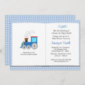 Réserver thème Baby shower Invitation (Devant / Derrière)