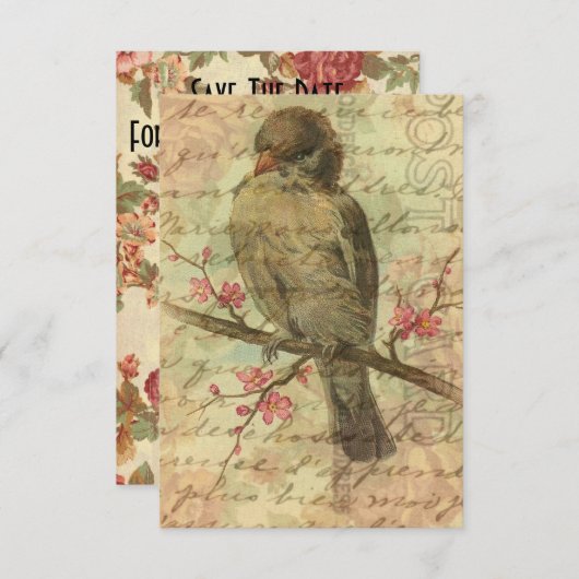  reserverij sparen de Datum (Voorkant / Achterkant)