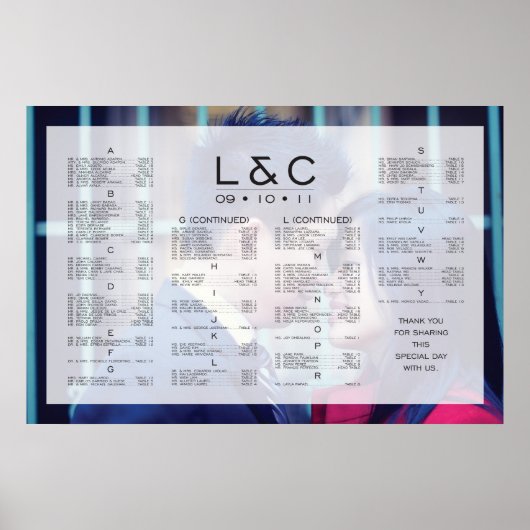 ***RESERVES** voor L&C Poster (Voorkant)