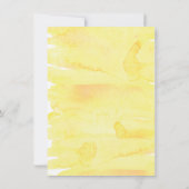 RÉSERVEZ LA DATE | Carte de Mariage de citron rust (Dos)