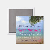 Réservez la date | Magnet | Pour les couples amour (Recto/Verso)