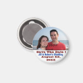 Réservez la date! Pour Mariage Ou ? Magnets photo (Recto/Verso)