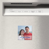 Réservez la date! Pour Mariage Ou ? Magnets photo (In Situ (Lave-vaisselle))