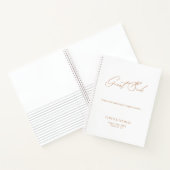 Réservez un minimum de Mariage moderne Carnet Spir (Intérieur)