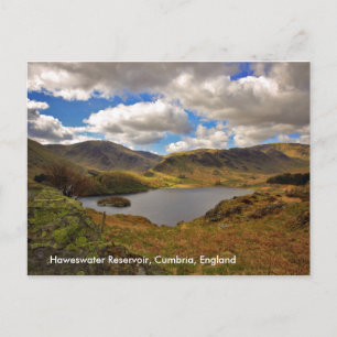 Réservoir Haweswater, carte postale Cumbria