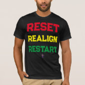 Reset Realign HPM 2024 opnieuw opstarten T-shirt (Voorkant)