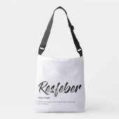 Resfeber - Canvas tas (wit) (Voorkant)