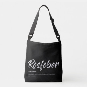 Resfeber - Canvas tas (zwart)