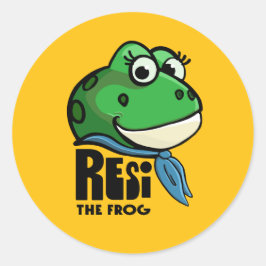 Resi the Frog Ronde Sticker