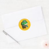 Resi the Frog Ronde Sticker (Envelop)