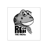Resi the Frog Rubberstempel (Afrduk)