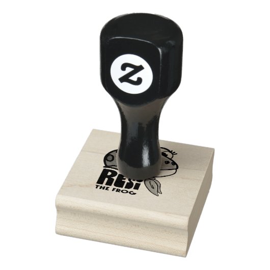 Resi the Frog Rubberstempel (Stempel)