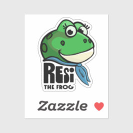 Resi the Frog Sticker
