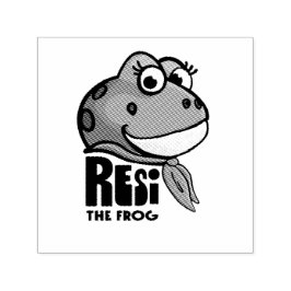 Resi the Frog  Zelfinktende Stempel