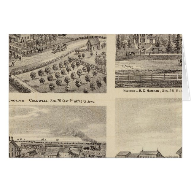 Résidences de Caldwell, Fox, Hargis et Hurd (Devant horizontal)