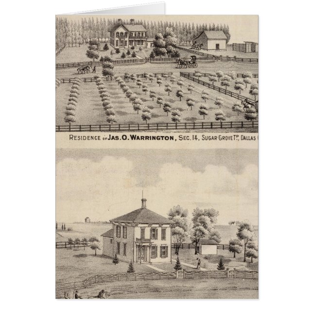 Résidences et ferme de Warrington (Devant)