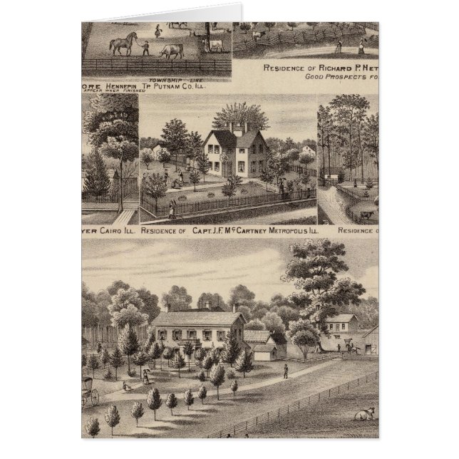 Résidences et fermes en Edgar, Hardin, Massac (Devant)