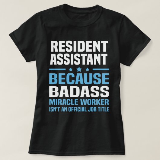resident assistant t-shirt (Design voorkant)