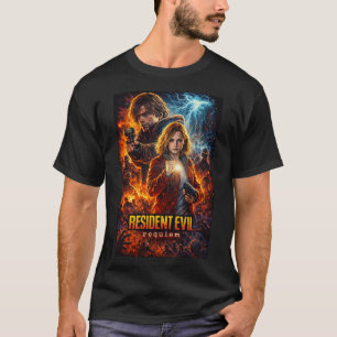 Resident Dark Evil Grappig Requiem Kunst 27 Basi T-shirt