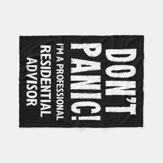 Residential Advisor  Fleece Deken (Voorkant (Horizontaal))