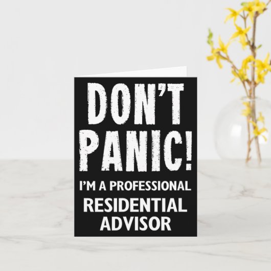 Residential Advisor  Kaart (Gele Bloem)