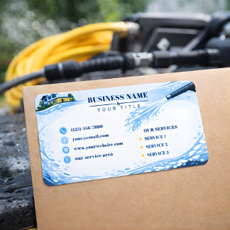 Residential pressure washing Infinite Wall Etiket