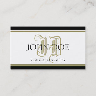 Residential Realtor Gold Roman Visitekaartje
