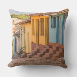 Residentiële huizen, Trinidad, Cuba Kussen