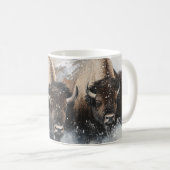 Résilience hivernale : Bison Coffee Mug (Devant droit)