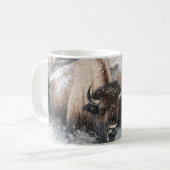 Résilience hivernale : Bison Coffee Mug (Devant gauche)