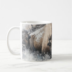 Résilience hivernale : Bison Coffee Mug