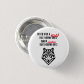 Resilience, self-worth, and independence ronde button 3,2 cm (Voorkant /achterkant)
