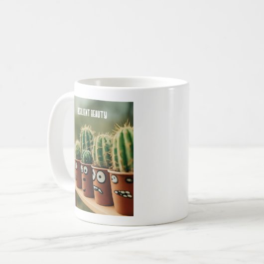 Résilient Beauté Cactus Gift Mug (Devant gauche)