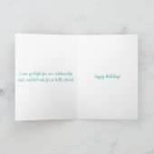 Résilient Belle Amie Anniversaire Carte (Intérieur)