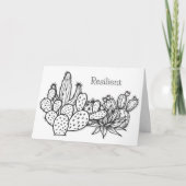 Résilient — Carte de soutien Desert Ink (Devant)