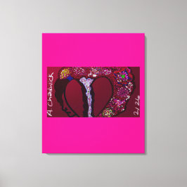 Resilient Heart  Canvas Afdruk
