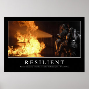 Resilient: Inspirerend prijsopgave Poster