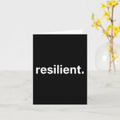 Resilient Mental Strength Self-esteem Motivation R Kaart (Gele Bloem)