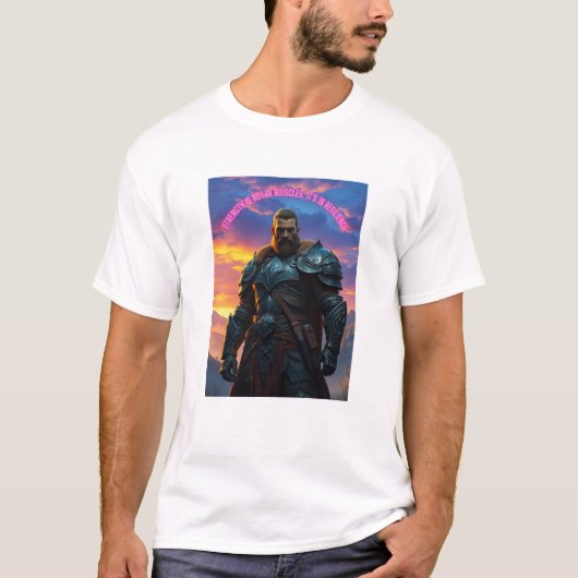 Resilient Warrior T-shirt. T-shirt (Voorkant)