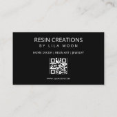 Resin Cartes de visite thématiques (Dos)